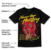 Red Thunder 4s DopeSkill T-shirt Never Stop Hustling Graphic