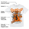 Orange Black White DopeSkill T-Shirt Money Bag Coming Up Graphic