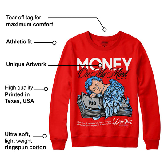 Cherry 11s DopeSkill Varsity Red Sweatshirt MOMM Graphic