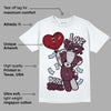 Burgundy 5s DopeSkill T-Shirt Love Sick Graphic