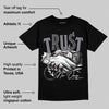 Leather Curb Sneakers White Anthracite DopeSkill T-Shirt Trust No One Graphic