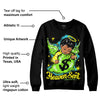 Neon Green Collection DopeSkill Sweatshirt Heaven Sent Graphic