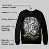Neon Green Collection DopeSkill Sweatshirt Money Longer Graphic
