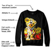 Yellow Ochre 6s DopeSkill Sweatshirt Broken Heart Graphic