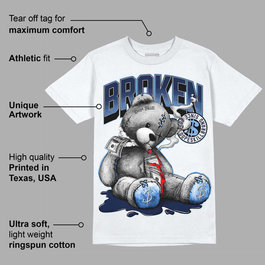 Midnight Navy 5s DopeSkill T-Shirt Sick Bear Graphic