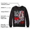 Black Cement 2s DopeSkill Sweatshirt Real Ones Move In Silence Graphic