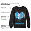 University Blue 2s DopeSkill Sweatshirt Juneteenth Heart Graphic