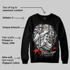 Black and White Collection DopeSkill Sweatshirt Money Longer Graphic