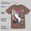 Dunk Smokey Mauve Playful Pink White Brown DopeSkill Brown Savana T-shirt Trust God Graphic