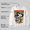 Orange 'Drip or Die' DopeSkill Graphic Sweatshirt