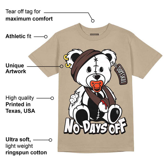 Latte 1s DopeSkill Medium Brown T-shirt Hurt Bear Graphic