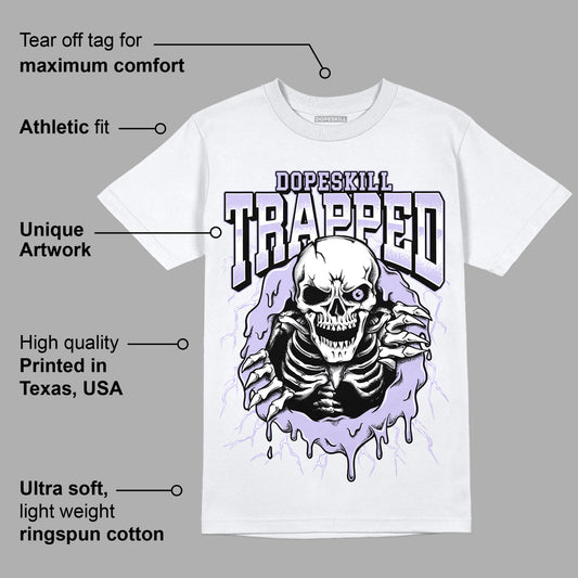 Pure Violet 11s Low DopeSkill T-Shirt Trapped Halloween Graphic