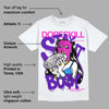 Dunk Purple Championship Court White DopeSkill T-Shirt Stay It Busy Graphic