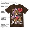 Neapolitan 11s DopeSkill Velvet Brown T-shirt Broken Bear Graphic