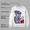 Indigo Haze 5s DopeSkill Sweatshirt Broken Heart Graphic