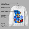 Royal Blue Collection DopeSkill Sweatshirt Broken Heart Graphic