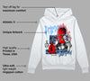 Powder Blue 9s DopeSkill Hoodie Sweatshirt Drip'n Never Tripp'n Graphic