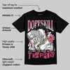 White Fluo Pink DopeSkill T-Shirt Sorry I've Been Trappin Graphic