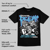 Aqua 8s DopeSkill T-Shirt Distorted Realms Graphic