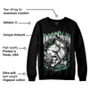 Green Glow 1s DopeSkill Sweatshirt Money On My Mind Graphic