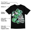 Green Glow 1s DopeSkill T-Shirt Bear Steals Sneaker Graphic