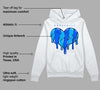 Royal Blue Collection DopeSkill Hoodie Sweatshirt Slime Drip Heart Graphic