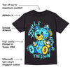 Aqua 5s DopeSkill T-Shirt Smile Through The Pain Graphic