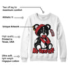 Red Taxi 12s DopeSkill Sweatshirt Hurt Bear Graphic