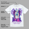 Dunk Purple Championship Court White DopeSkill T-Shirt Angels Graphic