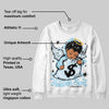 Knu Stack Vintage Satin Dream Blue DopeSkill Sweatshirt Heaven Sent Graphic