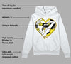 Vivid Sulfur 4s DopeSkill Hoodie Sweatshirt Heart Jordan 4 Graphic