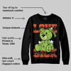 Neon Green Collection DopeSkill Sweatshirt Love Sick Graphic