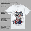 Midnight Navy 4s DopeSkill T-Shirt Smile Through The Pain Graphic