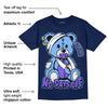 Georgetown 5s DopeSkill Midnight Navy T-shirt Hurt Bear Graphic