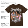 Neapolitan 11s DopeSkill Velvet Brown T-shirt Queen Of Hustle Graphic