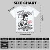 White Cement 4s DopeSkill Oversize Print T-Shirt Flexin' Graphic