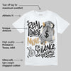 Reverse Metallic 5s DopeSkill T-Shirt Real Ones Move In Silence Graphic