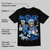 Foamposite One Dark Neon Royal DopeSkill T-Shirt No Risk No Story Graphic