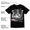 Black Cement 2s DopeSkill T-Shirt Trust No One Graphic