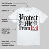 Black Cat 3s DopeSkill T-Shirt Protect Me From Evil Graphic