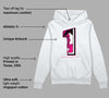 Fierce Pink 1s DopeSkill Hoodie Sweatshirt No.1 Graphic