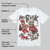 Samba OG White Better Scarlet DopeSkill T-Shirt No Risk No Story Graphic