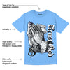 AJ 6 University Blue DopeSkill University Blue T-Shirt Trust God Graphic