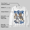 Flint Grey 9s DopeSkill Sweatshirt No Risk No Story Graphic