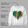 Green Collection DopeSkill Sweatshirt Slime Drip Heart Graphic