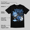 Foamposite One Dark Neon Royal DopeSkill T-Shirt Break Through Graphic