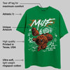 Lucky Green 5s DopeSkill Green T-shirt MILF Graphic