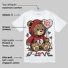 Samba OG White Better Scarlet DopeSkill T-Shirt Broken Bear Graphic