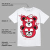 AJ 1 Low Bred Toe DopeSkill T-Shirt New Double Bear Graphic