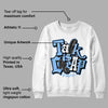 Powder Blue 9s DopeSkill Sweatshirt Talk Is Chip Graphic